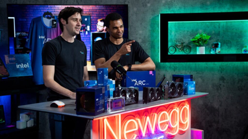 Newegg Live livestreams content